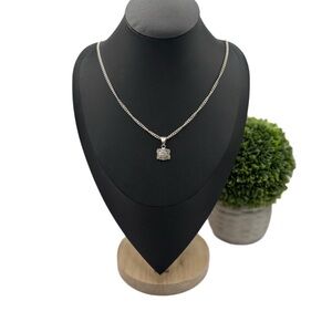 Vintage Sterling Silver Mezo American Pendant Necklace